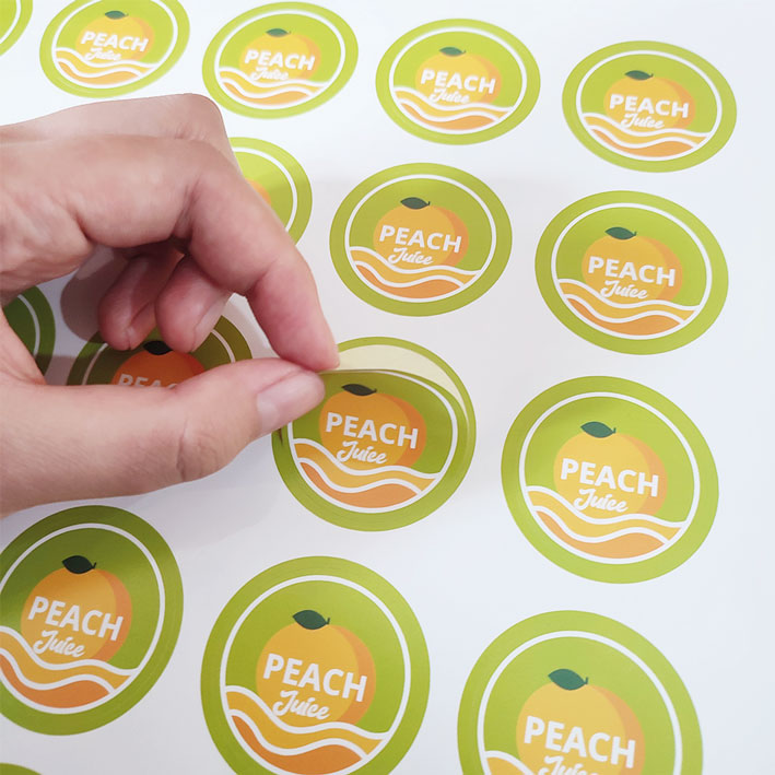 Cetak stiker custom A3